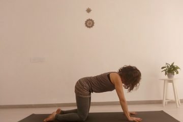 עמידת 6 – חתול / פרה Majaryasana